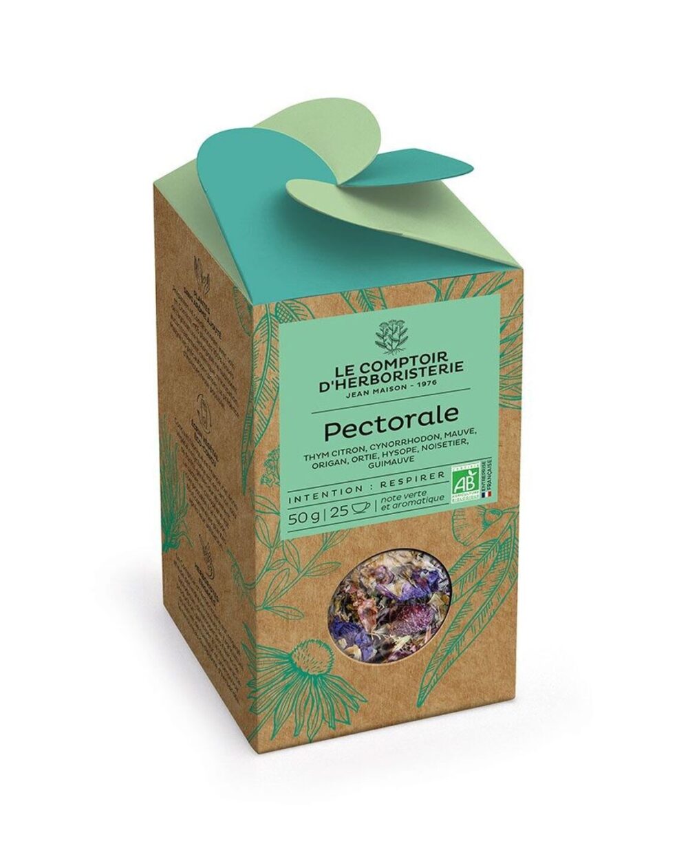 Tisane Pectorale - Vrac 50G - Le comptoir d'herboristerie - Les tisanes - Poumons