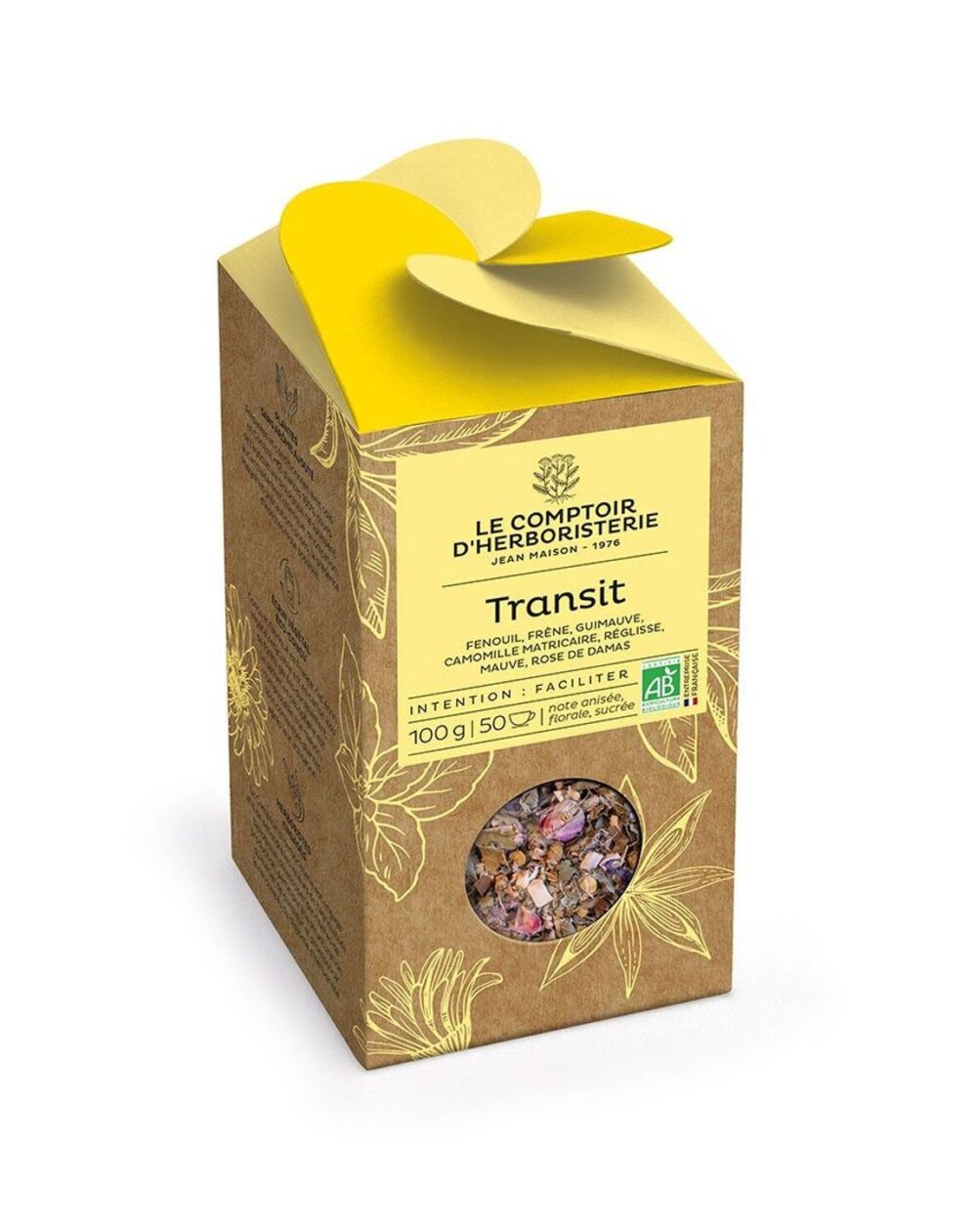 Tisane Transit - Vrac 100g - Le Comptoir d'herboristerie - Les tisanes