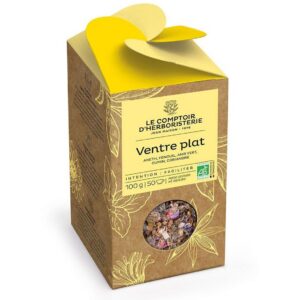 Tisane Ventre plat - Vrac 100g - Le comptoir d'herboristerie - Les tisanes