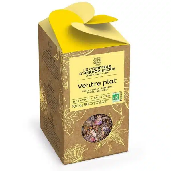 Tisane Ventre plat - Vrac 100g - Le comptoir d'herboristerie - Les tisanes
