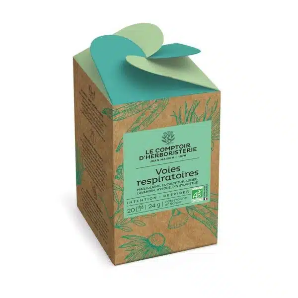 Tisane voies respiratoires - 20 infusettes - Le comptoir d'herboristerie