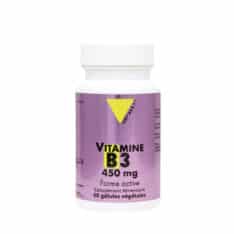 Vitamine B3 - Nicotinamide - 60 gélules - Vitall+