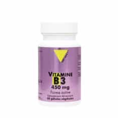Vitamine B3 - Nicotinamide - 60 gélules - Vitall+ - Energie-fatigue - Les vitamines