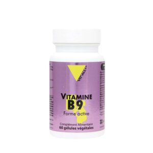 Vitamine B9 - 60 gélules - Vitall+ - Energie-fatigue - Grossesse et Allaitement - Les vitamines