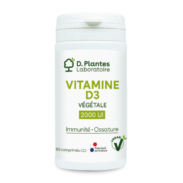 Vitamine D3 végétale - 60 comprimés - D.plantes