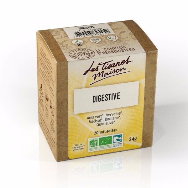 Tisane digestive - 20 infusettes - Le comptoir d'herboristerie