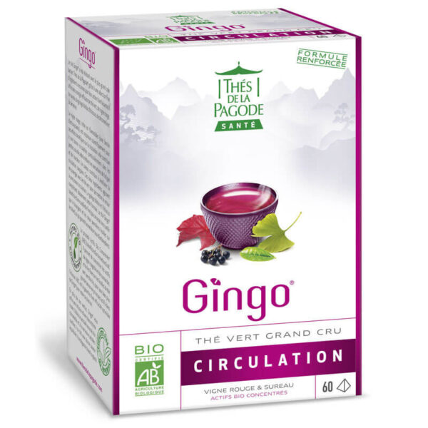 Thé gingo® Circulation - 60 infusettes - Thés de la Pagode -