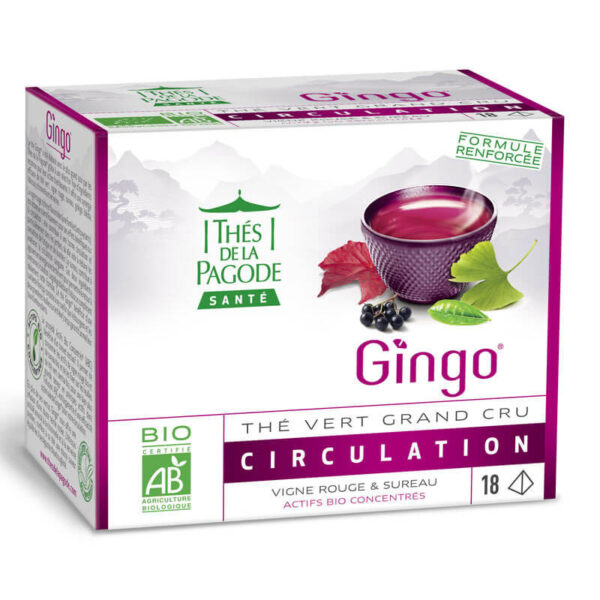Thé gingo® Circulation - 18 infusettes - Thés de la Pagode