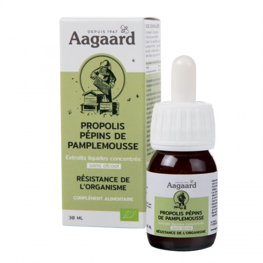 Propolis extrait de pépin de pamplemousse - 30 ml - Aagaard