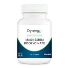 Magnésium bisglycinate - 60 gélules - Dynveo