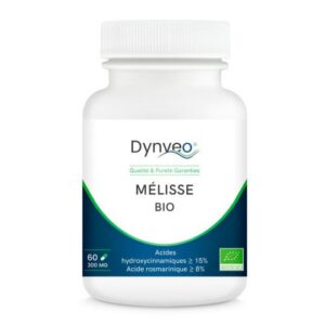 Mélisse bio - 60 gélules - Dynveo - Digestion - Estomac - Sommeil