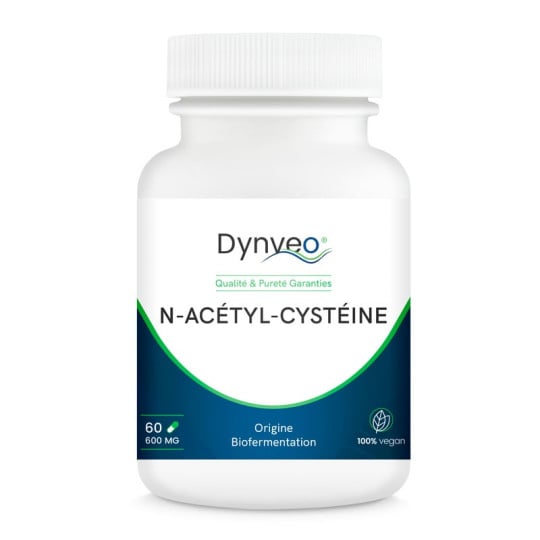 N-acétyl-cystéine (NAC) - 60 gélules - Dynveo - Foie - Les acides aminés - Poumons