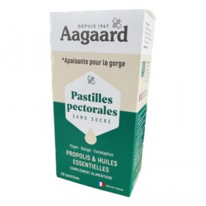 Pastilles pectorales - 28 pastilles - Aagaard - immunité - Poumons - Voies respiratoires
