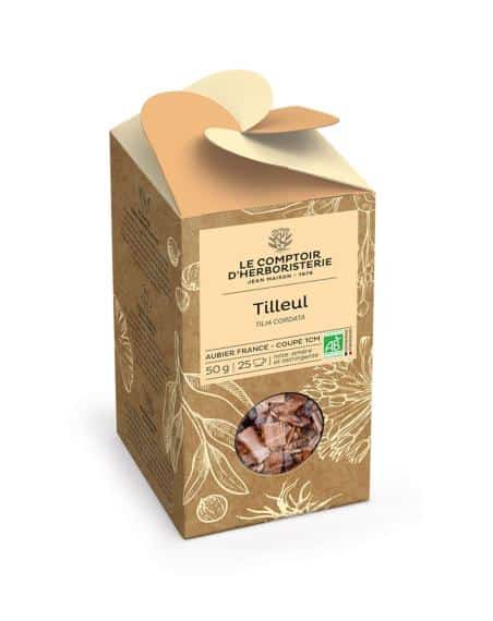 Tilleul aubier coupé 1 cm bio (France) - Vrac