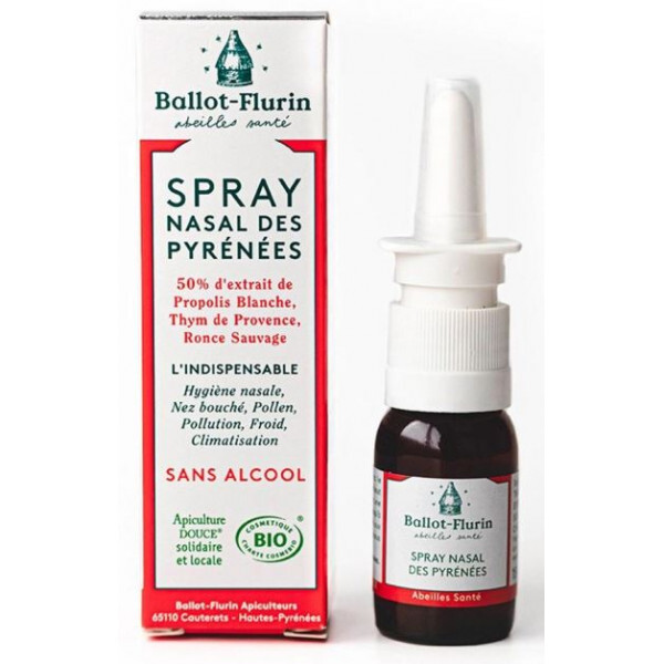 Spray nasal des Pyrénées - 15 ml - Ballot-Flurin - immunité - Les produits de la ruche