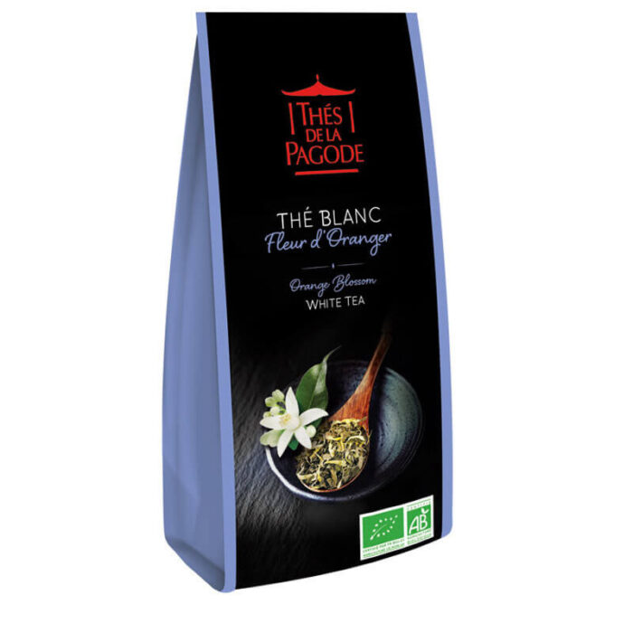 Thé blanc fleur d'oranger bio - 100g - Thé de la pagode