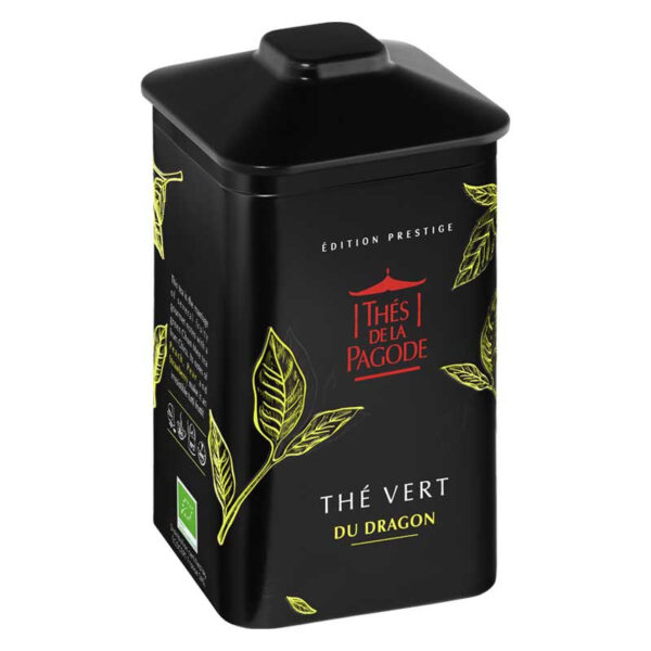 Thé vert fruit du dragon - 100g - boite en fer - Thés de la pagode - Les thés