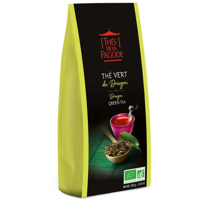 Thé vert fruit du dragon - 100g - Thés de la pagode