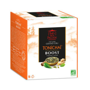Thé Tonichaï Boost - 18 infusettes - Thés de la pagode - Energie-fatigue
