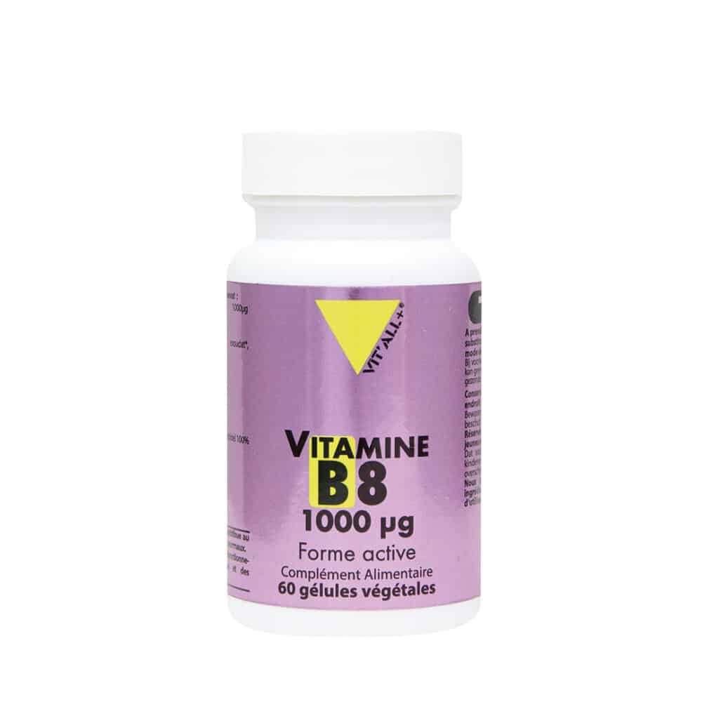 Vitamine B8 - 60 gélules - Vitall+