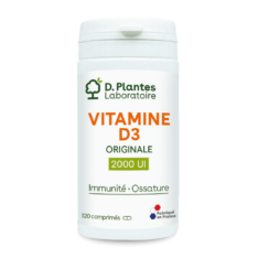 Vitamine D3 - 120 comprimés - D.plantes