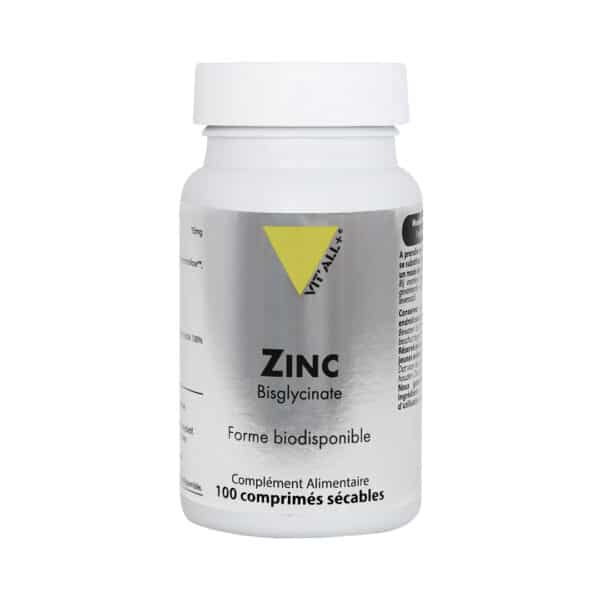 Zinc - 100 comprimés - Vitall+