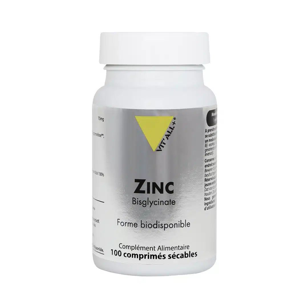 Zinc - 100 comprimés - Vitall+ - Les oligo-éléments et minéraux