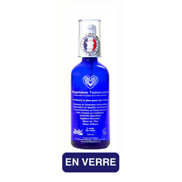 Magnésium transcutané - 100 ml - Cœur des traditions - Muscles et tendons - Sportifs