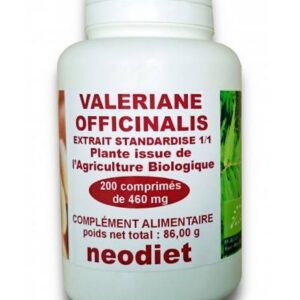 Valériane - 200 comprimés - Neodiet - Sommeil