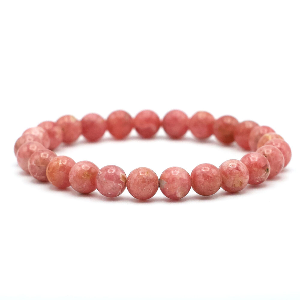Bracelet rhodocrosite - 8 mm - Pro'herbes - Pierres et bijoux