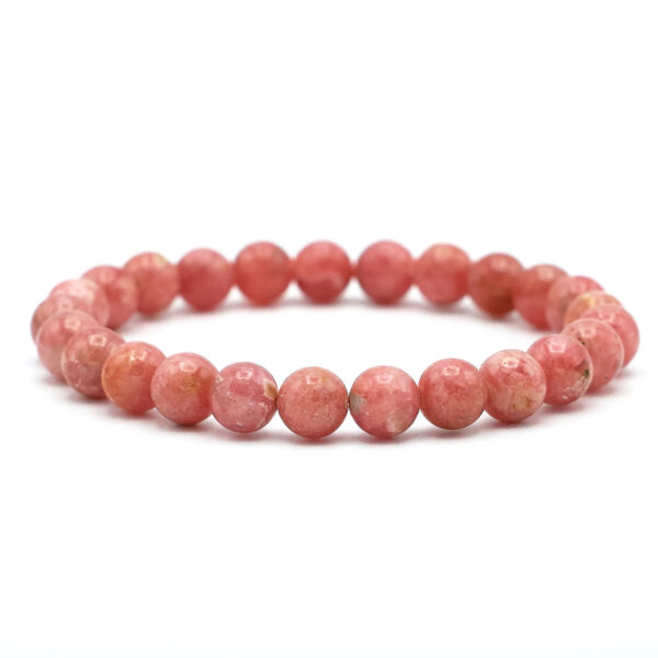 Bracelet rhodocrosite - 8 mm - Pro'herbes - Pierres et bijoux