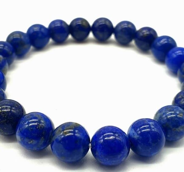 Bracelet Lapis lazuli - 8 mm - Pro'herbes - Pierres et bijoux