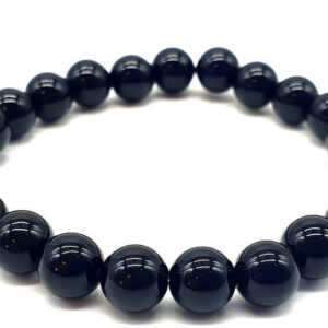 Bracelet onyx - 8 mm - Pro'herbes - Pierres et bijoux