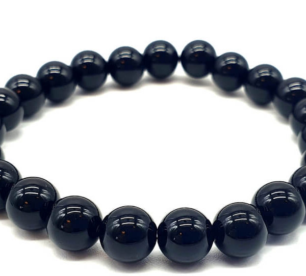 Bracelet onyx - 8 mm - Pro'herbes - Pierres et bijoux