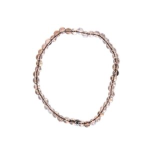 Bracelet quartz fumé - 4 mm - Pro'herbes