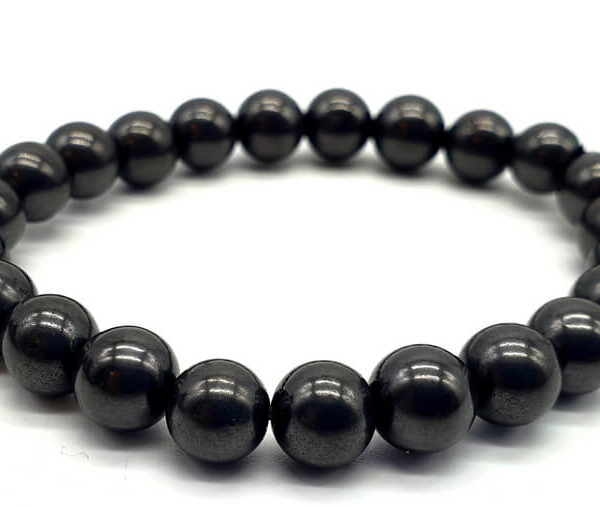 Bracelet shungite - 8 mm - Pro'herbes - Pierres et bijoux
