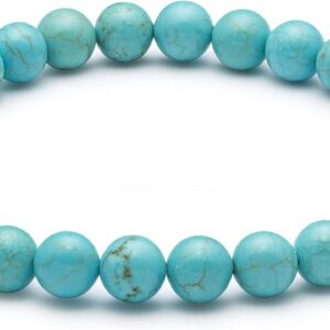 Bracelet Turquoise de Chine - 8 mm - Pro'Herbes - Pierres et bijoux