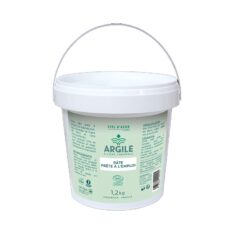 Pot de pâte d'argile verte - 1,2 kg - Ciel d'Azur - Les argiles