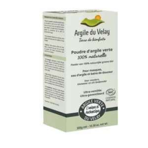Argile verte - Poudre 300g - Argile du Velay - Les argiles