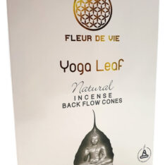 Encens backflow yoga leaf - cônes - Esoterix