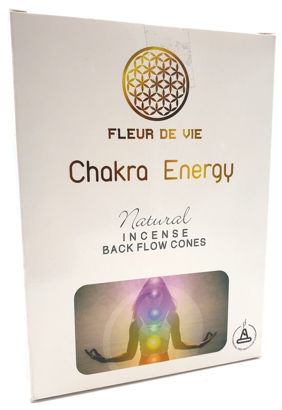 Encens fleur de vie - chakra energy - cône backflow - Esoterix