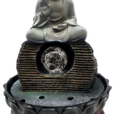 Fontaine à eau Bouddha assis - Résine - Esoterix