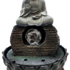 Fontaine à eau Bouddha assis - Résine - Esoterix - Objets bien-être