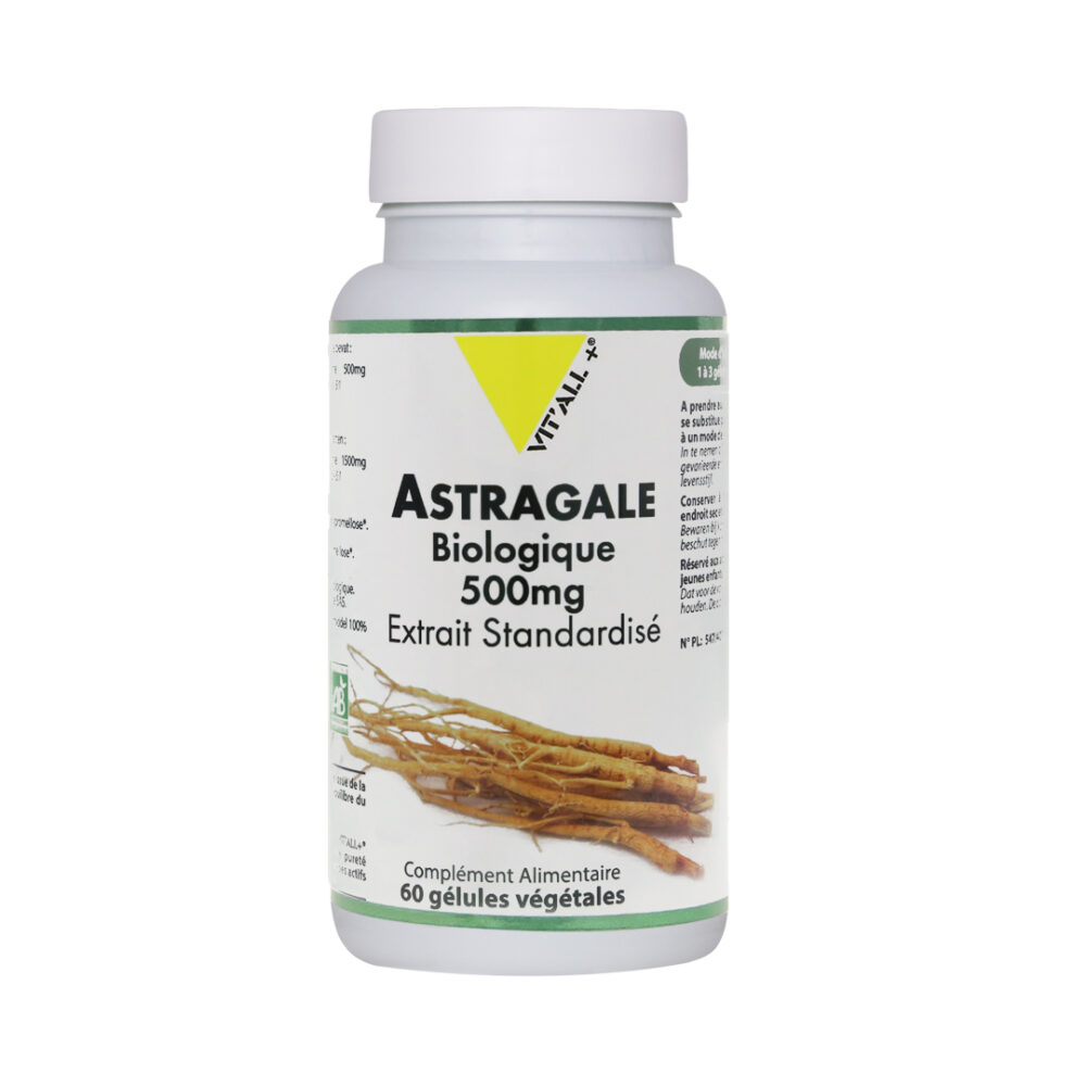 Astragale 500 mg - 60 gélules - Vitall+