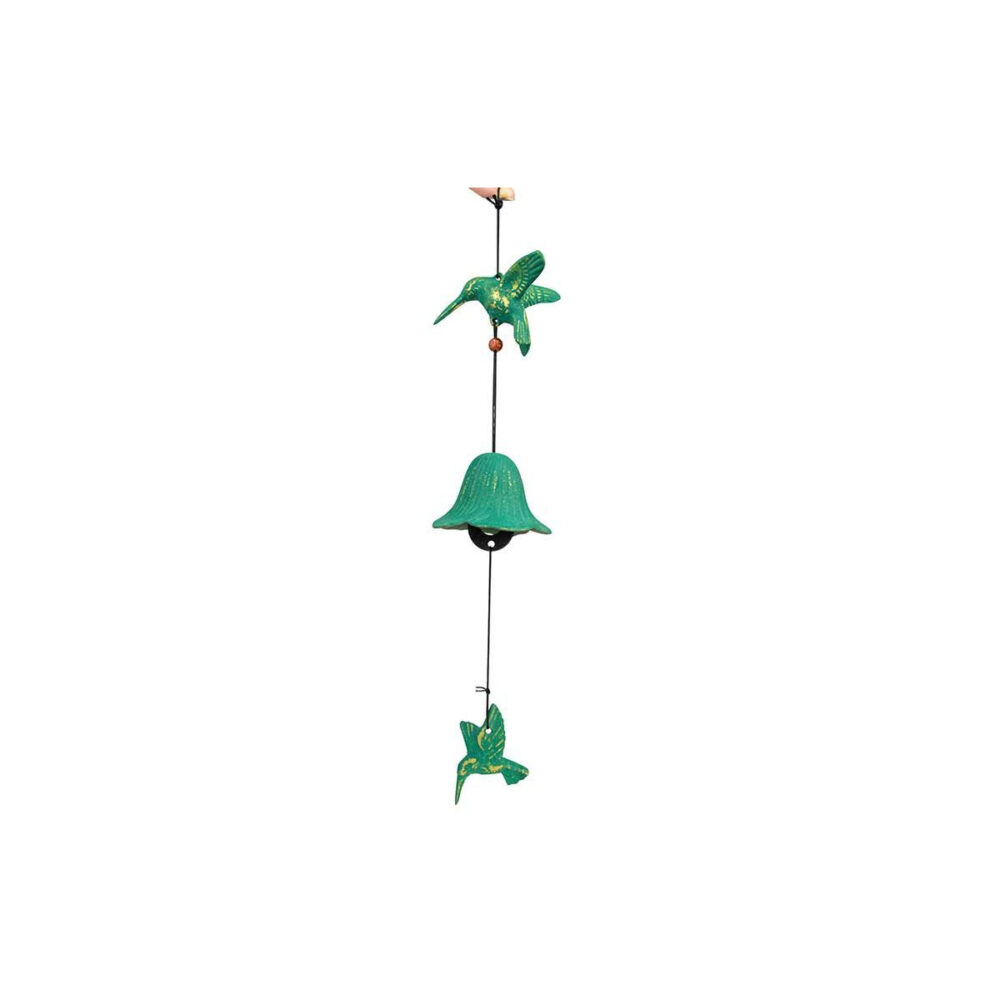 Jouet du vent en fonte Colibri vert - Aromandise