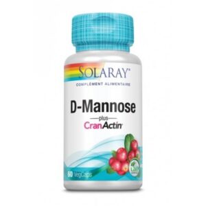 D-Mannose - 60 capsules - Solaray - Les compléments alimentaires - Prostate - Vessie - Reins - Vessie