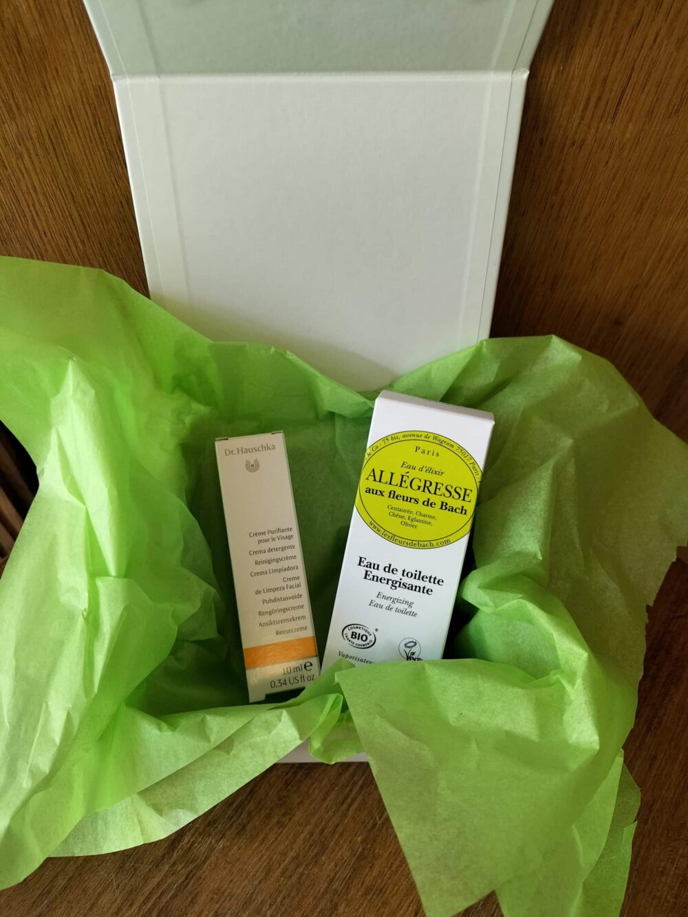 Coffret Allégresse - Eau de toilette Allégresse - 30 ml + Crème purifiante miniature Dr Hauschka