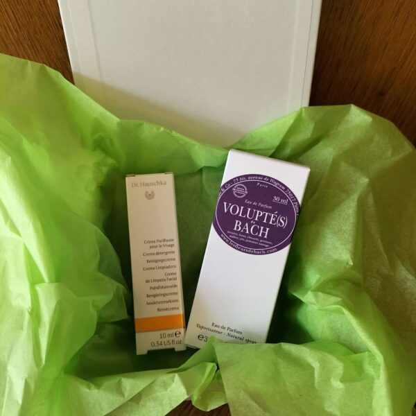 Coffret Volupté - Eau de parfum volupté de Bach 30 ml + Crème purifiante minitature Dr Hauschka