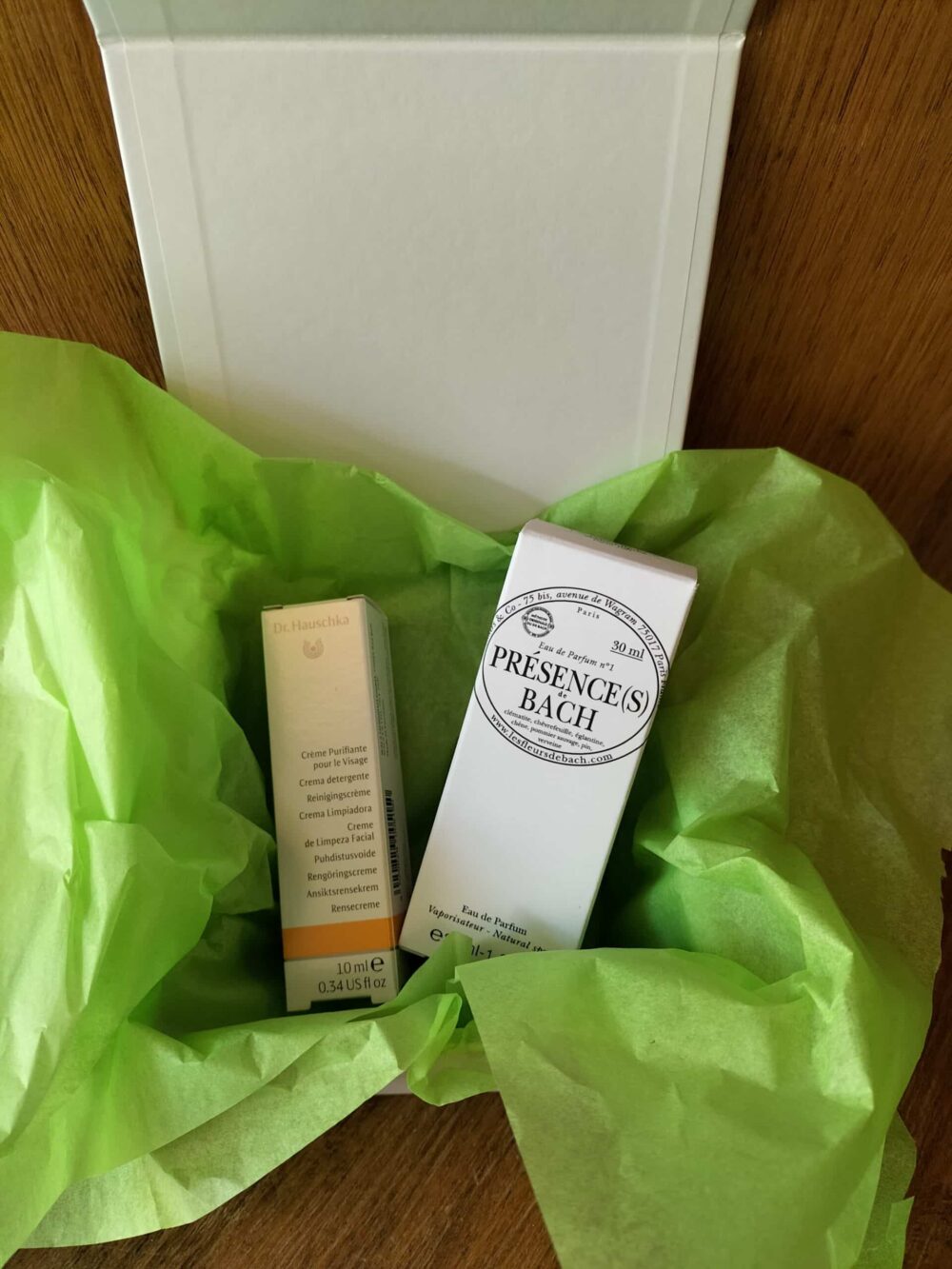 Coffret Présences - Eau de toilette Présences de Bach 30 ml + Crème purifiante miniature Dr Hauschka