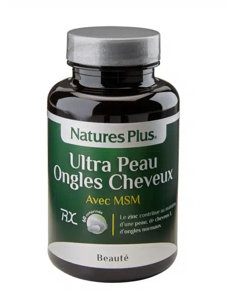 Ultra peau ongles cheveux - 60 comprimés - Nature's plus - Les compléments alimentaires